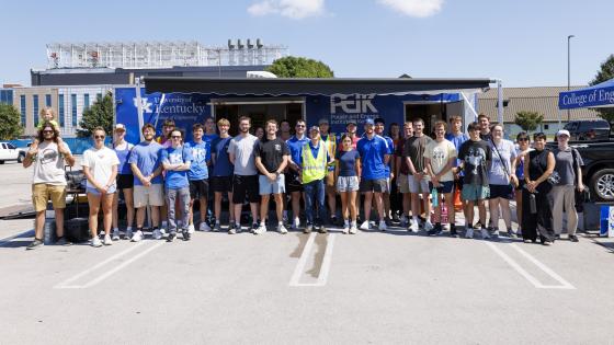 Group photo at test drive.